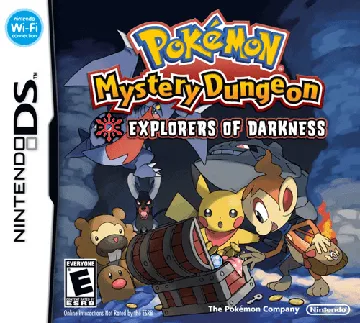 Pokemon Mystery Dungeon - Explorers of Darkness (USA) box cover front